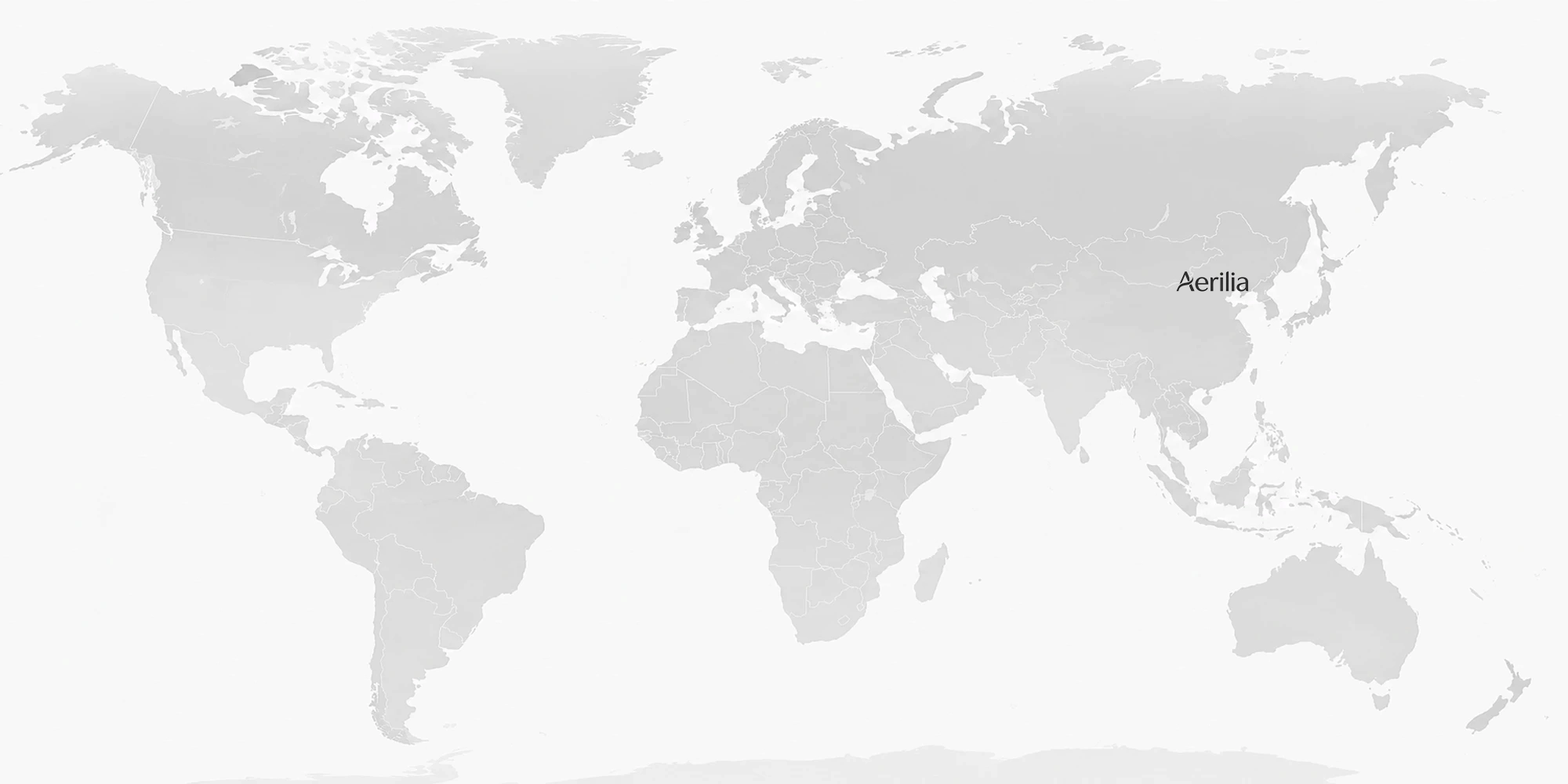 Aerilia global trade map showing international markets